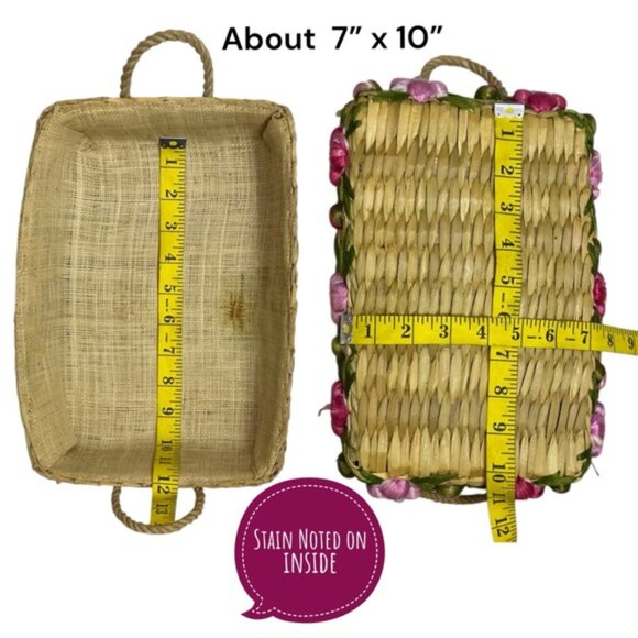 Vintage Nesting Straw Casserole Dish Pyrex Carriers 3 Graduated Sizes 1960’s - Picture 5 of 16